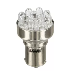   Lampa 12 V-os többfunkciós LED-es lámpa 11 LED-es - (PY21W) - BAU15s - 1 db -  Borostyánsárga