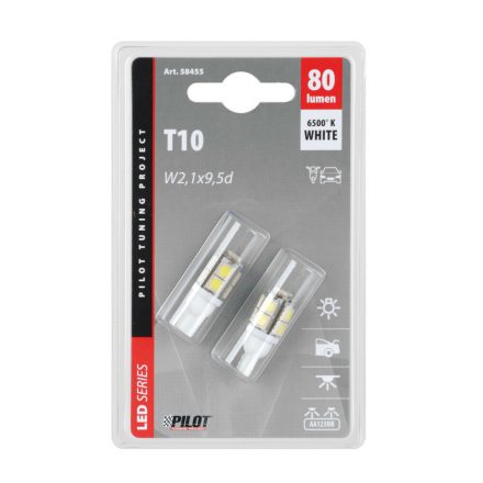 Lampa, T10 led, 12V