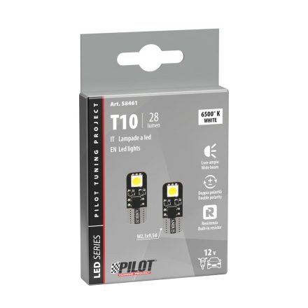 Lampa, T10 led, 12V