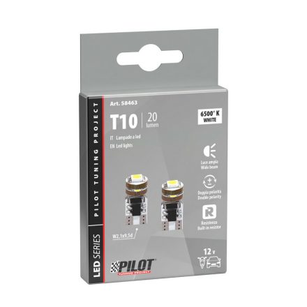 Lampa, T10 led, 12V