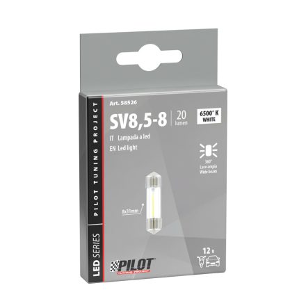 Lampa, SMD Szofita Led 12V 31 mm - SV8,5-8 - 1 db