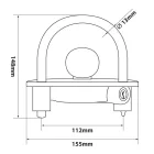 Lampa Utánfutó Zár