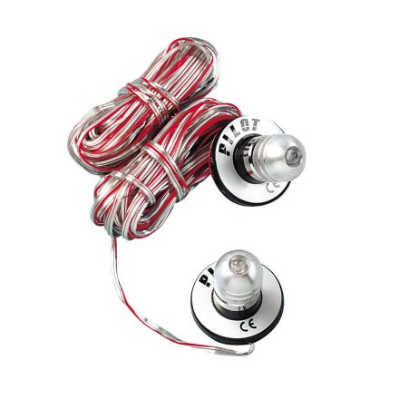 Lampa Belsővilágítás Zöld 24V 2db