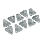 Lampa 10db-os műanyag kampó szett