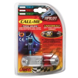   Lampa, Call-Me, Telefontartó, Hívásjelzős, Piros, Öntapadós