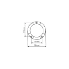 Lampa, Villogó, LED, RL-13, Sárga, Mágneses, 9/32V