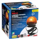 Lampa, Villogó, H1 izzó, RH-4, Sárga, Mágneses, 12/24V