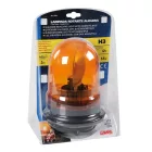 Lampa, Villogó, H3 izzó, Sárga, Mágneses, 12V