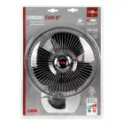 Lampa, Króm, Oszcilláló Ventilátor, 24V, 15cm