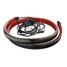 Lampa Karbon Mintájú Hátsó Spoiler Led Világítással 120cm 12V