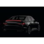 Lampa Karbon Mintájú Hátsó Spoiler Led Világítással 120cm 12V