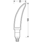 Lampa, Motorra Index, Katana, LED, Pár, Fekete