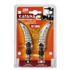Lampa, Motorra Index, Katana, LED, Pár, Fekete