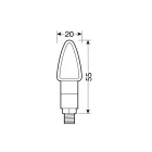 Lampa, Motoros Index, Atom, LED, Pár, Karbon
