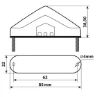 Lampa, Motoros Féklámpa, Nova, 9 LED, 12V