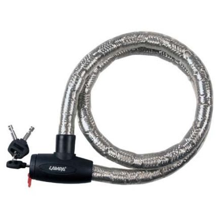 Lampa,  "Piton" acélsodrony kábelzár, lakat – 120 cm