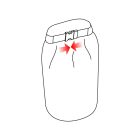 Lampa Dry-Tube Vízálló Zsák - 5 L - 15x40 cm