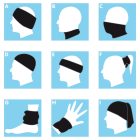 Lampa motorkerékpáros poliészter nyakvédő