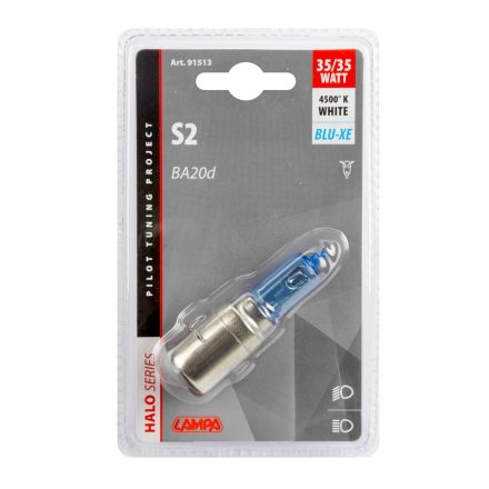 Lampa S2 BLU-XE Halogén izzó - 12V - 35/35W - BA20D