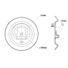 Lampa G-1 Csomagtérbe Rögzítő D-Gyűrű Párban