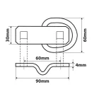Lampa G-3, Rakomány Rögzítő D-gyűrűs, 2 db