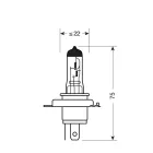 Lampa, IZZÓ Lampa 24 V H4 100/130W BX