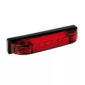 Lampa, PR5 Led Világítás Piros, 24V 100x12mm