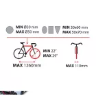 Nordrive, Wave 2, Kerékpártartó Vonóhorogra, 2 kerékpárhoz