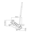 JBM Korokodil Emelő 3T 140-520mm