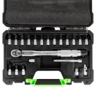 Jbm, Nyomatékkulcs 1/4" Szett, 21db-os