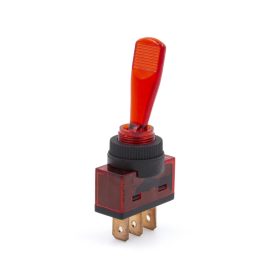 AE, Világító Billenő Kapcsoló Piros 12V 20A