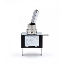 AE, Kapcsoló Ledes Fehér, 12V 20A
