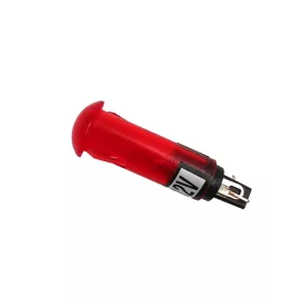 KONTROLL LÁMPA 12V PIROS 9MM LED