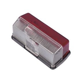 SZÉLESSÉGJELZŐ 12V PIROS/FEHÉR 115X45 MM