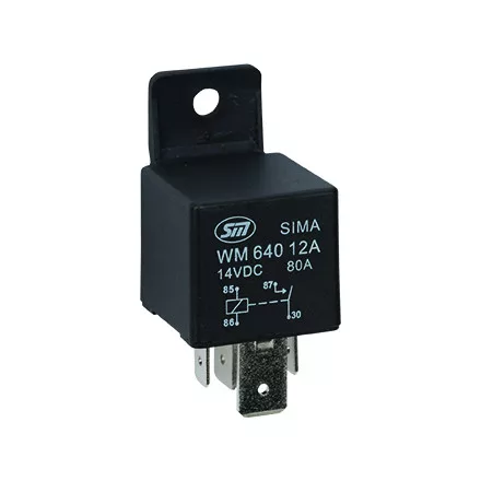 RELÉ 4 LÁBÚ 80A 12V