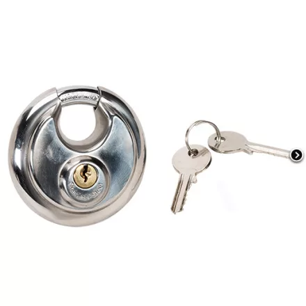 AE, Kerek Lakat, Rozsdamentes Acél, 90mm