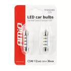 Amio SMD Led Szofita Izzók 5W 12V 36mm 2db