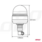 Amio WAR09P Ledes Villogó 39LED 12/24V IP56
