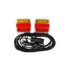 Amio, Mágneses Hátsó Lámpa Utánfutóra, Led 7P