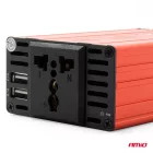 Amio Transzformátor 12-220V 300/600W 2xUSB