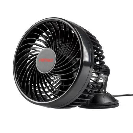 Amio Autós ventilátor tapadókoronggal 6" 12V