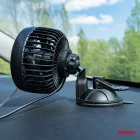 Amio Autós ventilátor tapadókoronggal 6" 12V