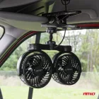 Amio Autós ventilátor rögzítőelemmel 2x4" 24V