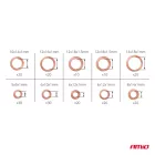 Amio réz alátét készlet 200db-os