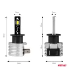 Amio Led Izzók H-Mini Széria H3 42W 6500K 12V 2db