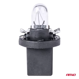   Amio Halogén Izzó Műszerfalba T5 B8.5D 12V 8.5W BAX1.2W Fehér