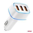 Amio Autós töltő 3x USB-A 30W 12/24V 5V/3A
