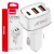 Amio, Szivargyújtó USB elosztó 3-as, 32W 12-24V
