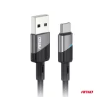 Amio USB - USB-C adatkábel 3A 200cm