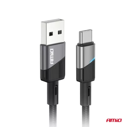 Amio USB - USB-C adatkábel 3A 200cm